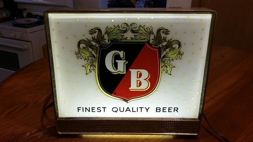 Vintage griesedieck Brothers beer light up advertising sign