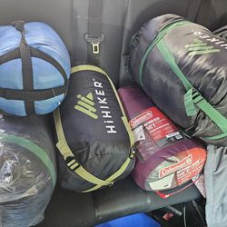 Coleman, HiHiker, Suisee + Sport Sleeping Bags