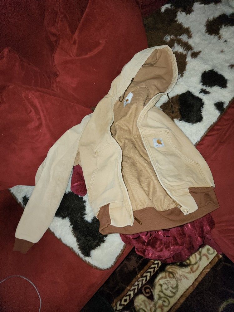 vintage carhartt jacket size small mens