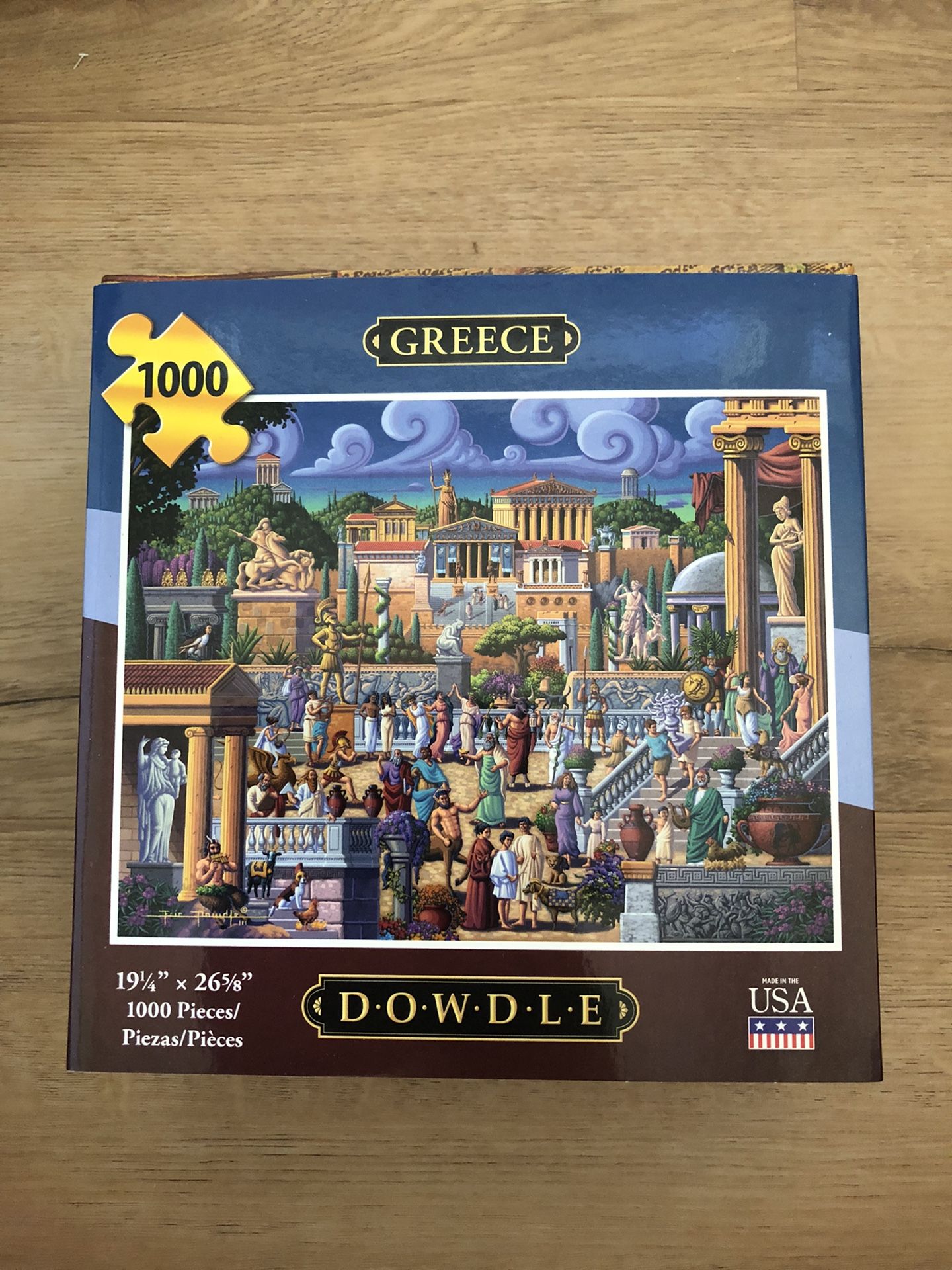 Dowdle Jigsaw Puzzles-1000 Pieces-Greece New Sealed Box
