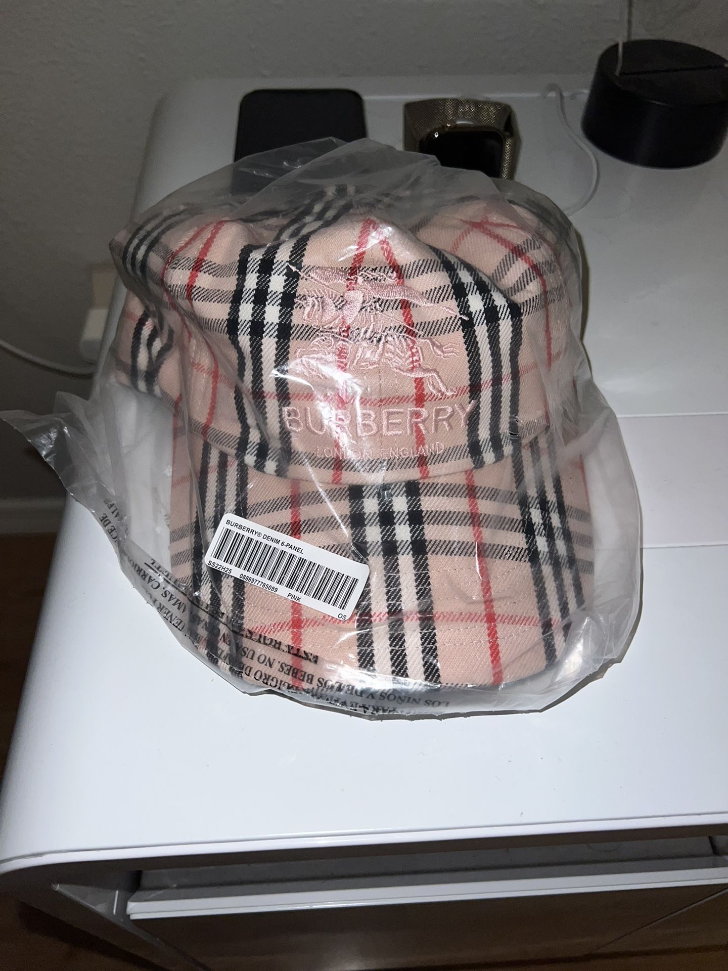 Supreme x Burberry Pink Hat