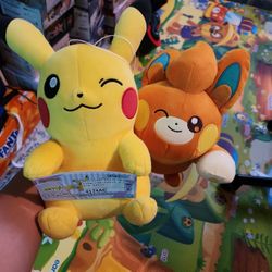 Pokemon Plushies ($25 Each. $40 For Both)