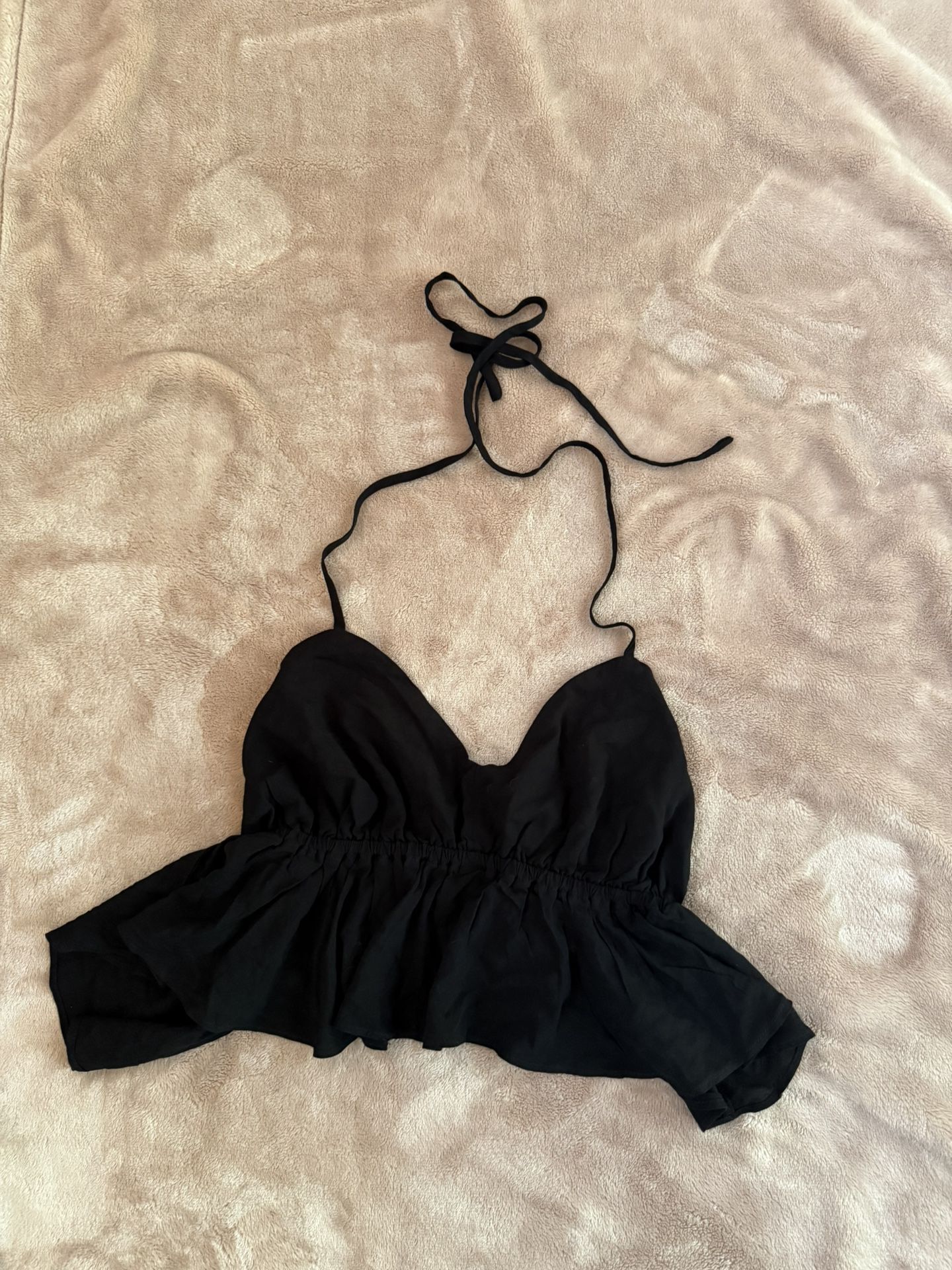 Ruffle Halter Top