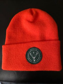 Jagermeister Orange Knit Beanie Hat