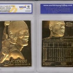 Jordan 23k Gold Showcase Gem Mint 10