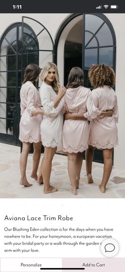 Le Rose bride / bridal party Robes