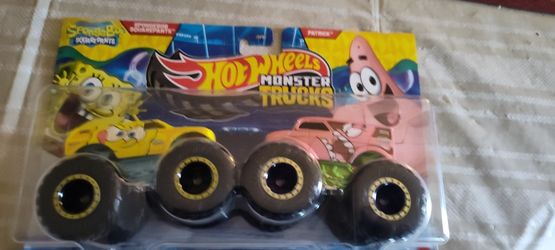 Monster Jam Trucks Sponge Bob And Patrick 