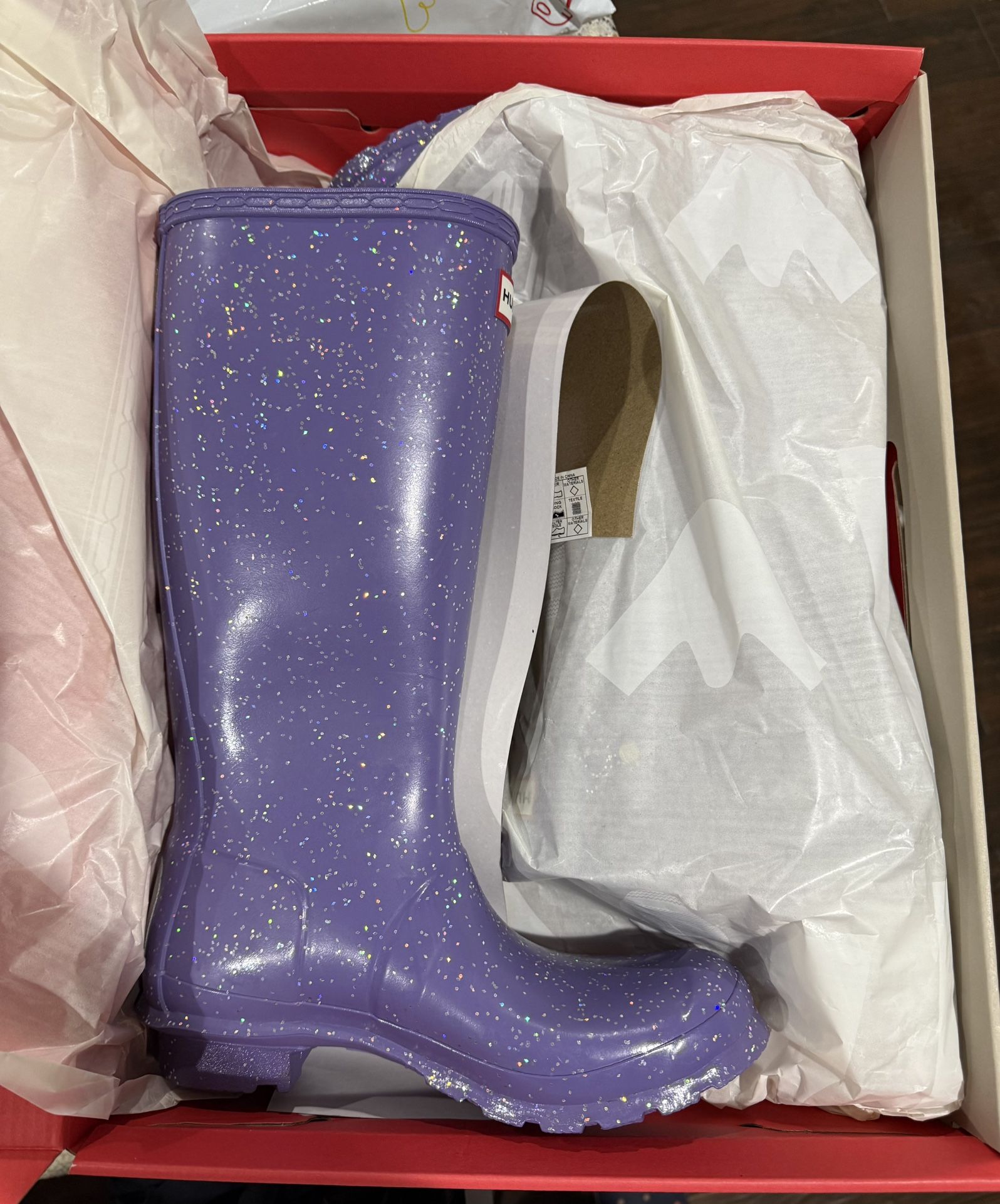 Hunter Rain Boots-kids Size 5