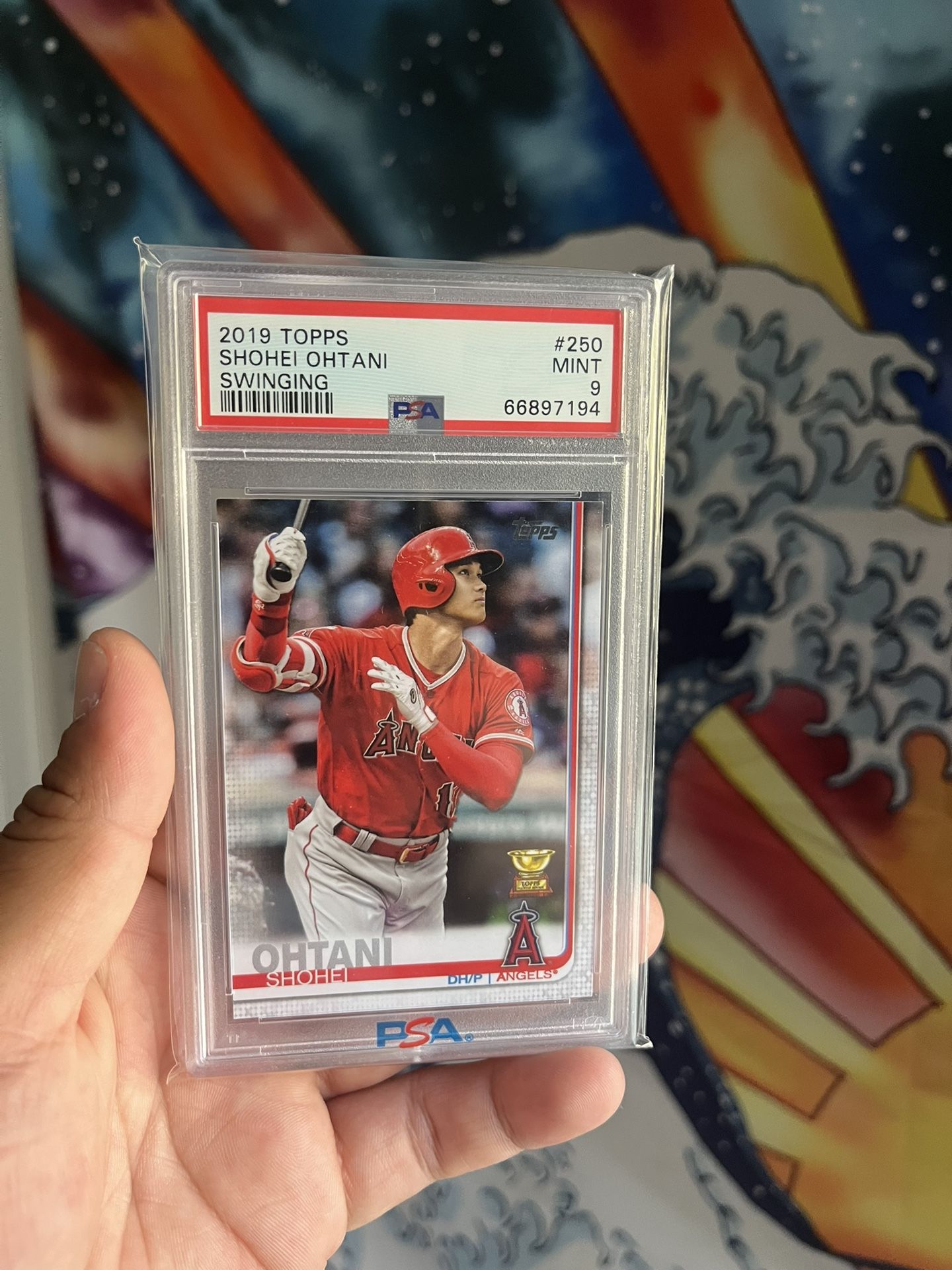 2019 Topps Shohei Ohtani Swinging PSA 9