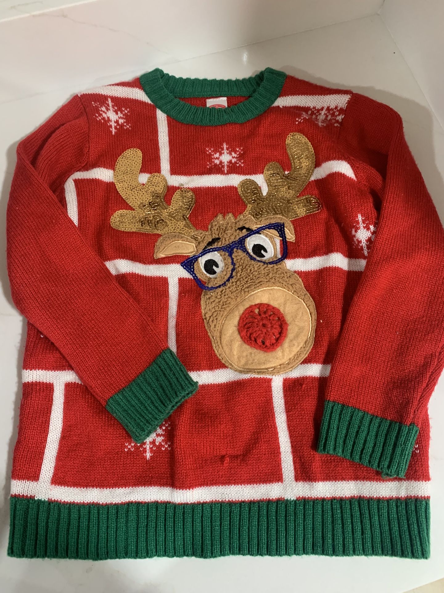 Christmas Sweater Kid Size 8