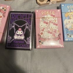 Hello Kitty pachecco And Kuku  Playing Cards 