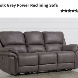 Sofa- Dual Power Recliners 