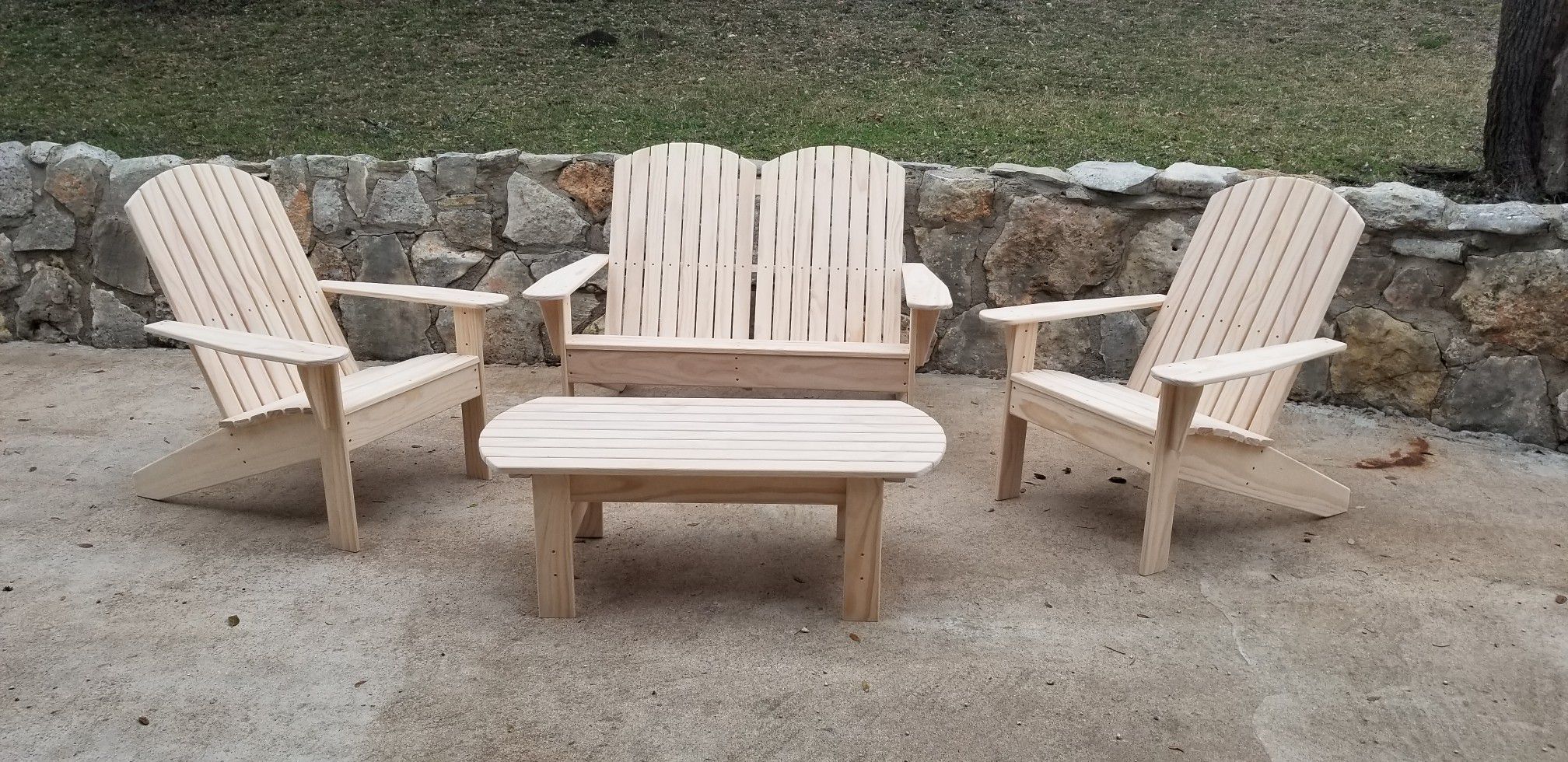 Adirondack patio furniture