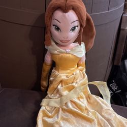 Disney Store Plush Princess Belle Doll 20 Inch.