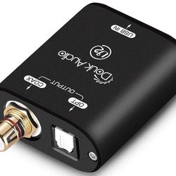 Douk Audio U2 XMOS XU208 Digital Interface, USB to TOSLINK Coaxial/Optical Audio Adapter, for DAC/Preamp/Amplifier, Support PCM & DSD64 (Upgrade Versi
