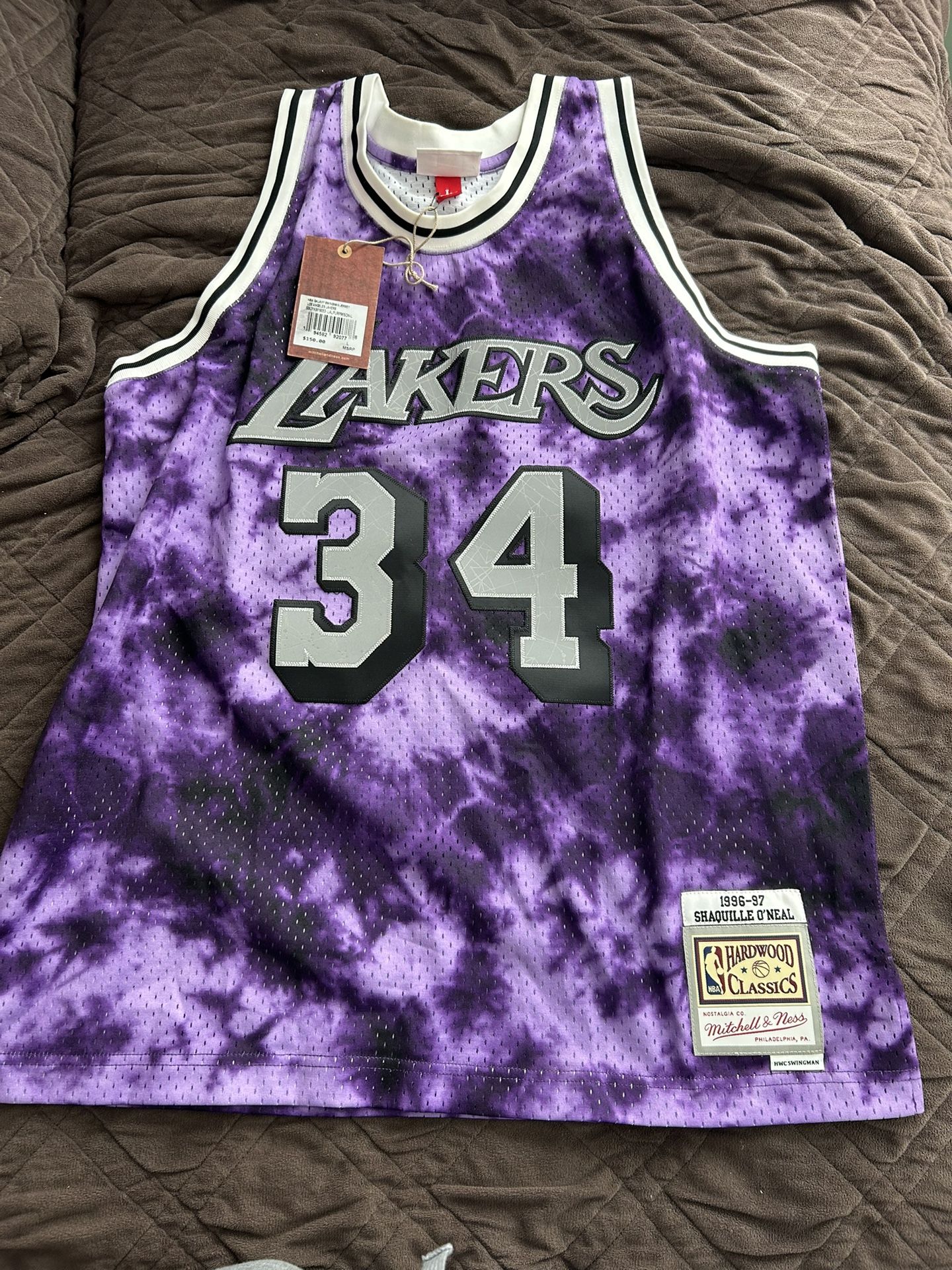 mitchell &ness size large lakers