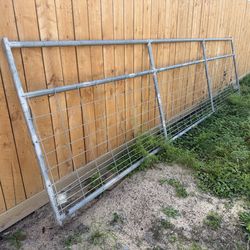 CountyLine 16 ft. Homesteader Galvanized Mesh Farm Gate