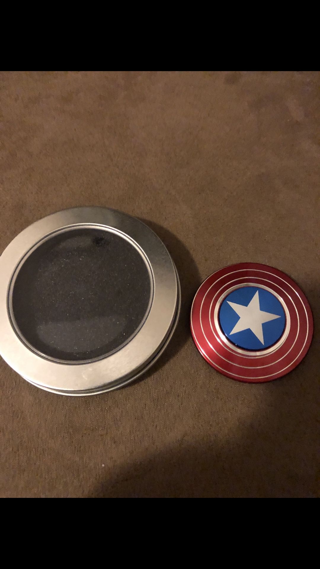 Captain America fidget spinner
