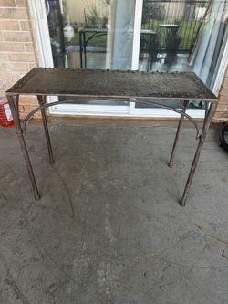 Rustic Italian Iron Table 