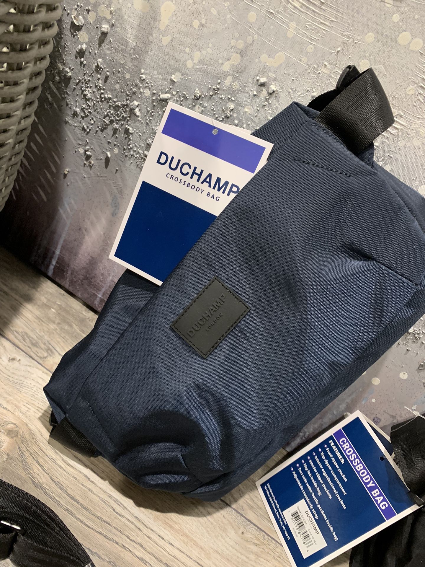🖤 New Duchamp Of London Crossbody Bag, Navy Or Black, Adjustable Crossbody Bag Unisex, Waist Bag Or Shoulder Bag