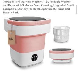 Portable electric washing machine (no power cord)
