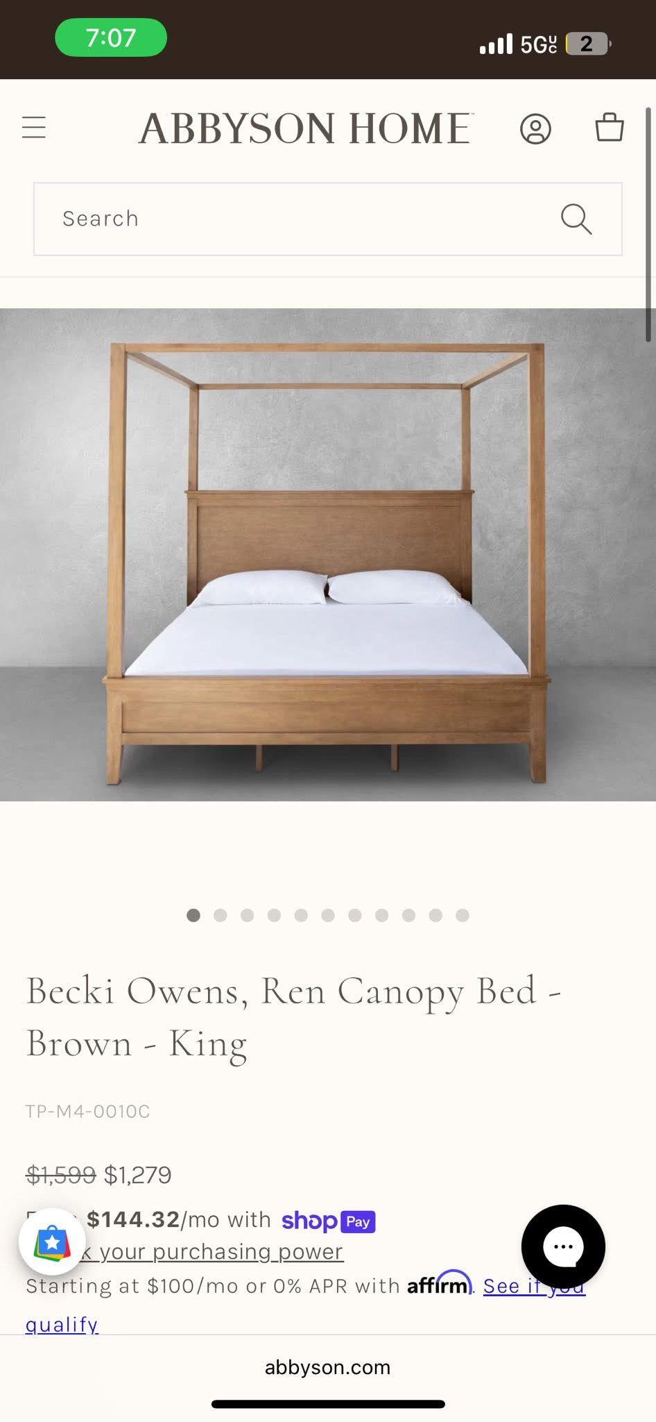 King Bed Frame