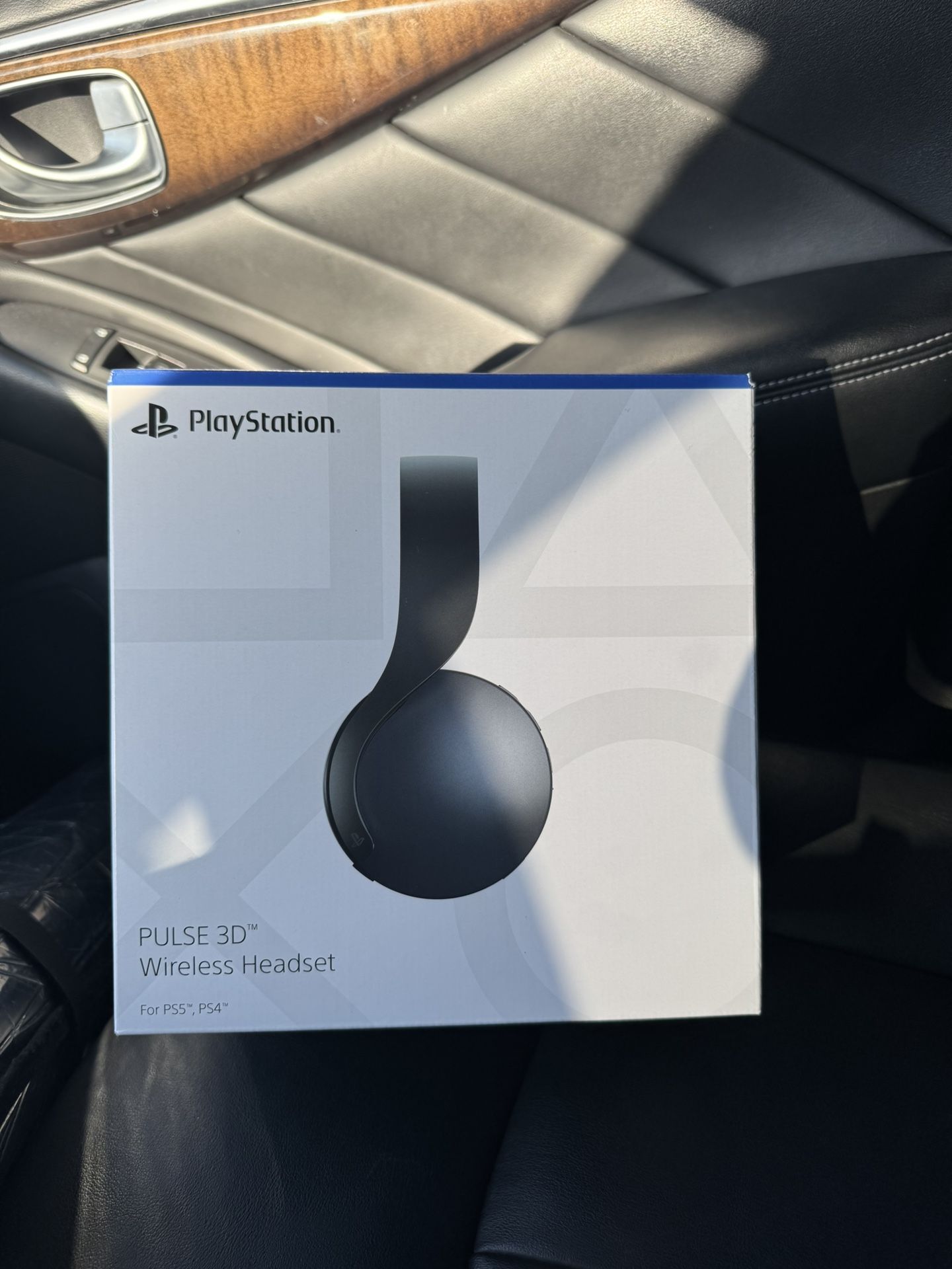 playstation pulse 3d wireless headset black (factory sealed)