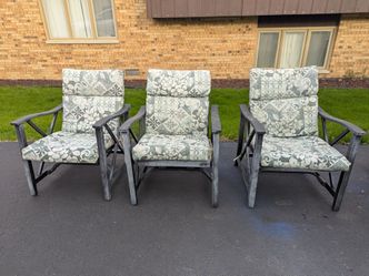 set of 3 patio chairs