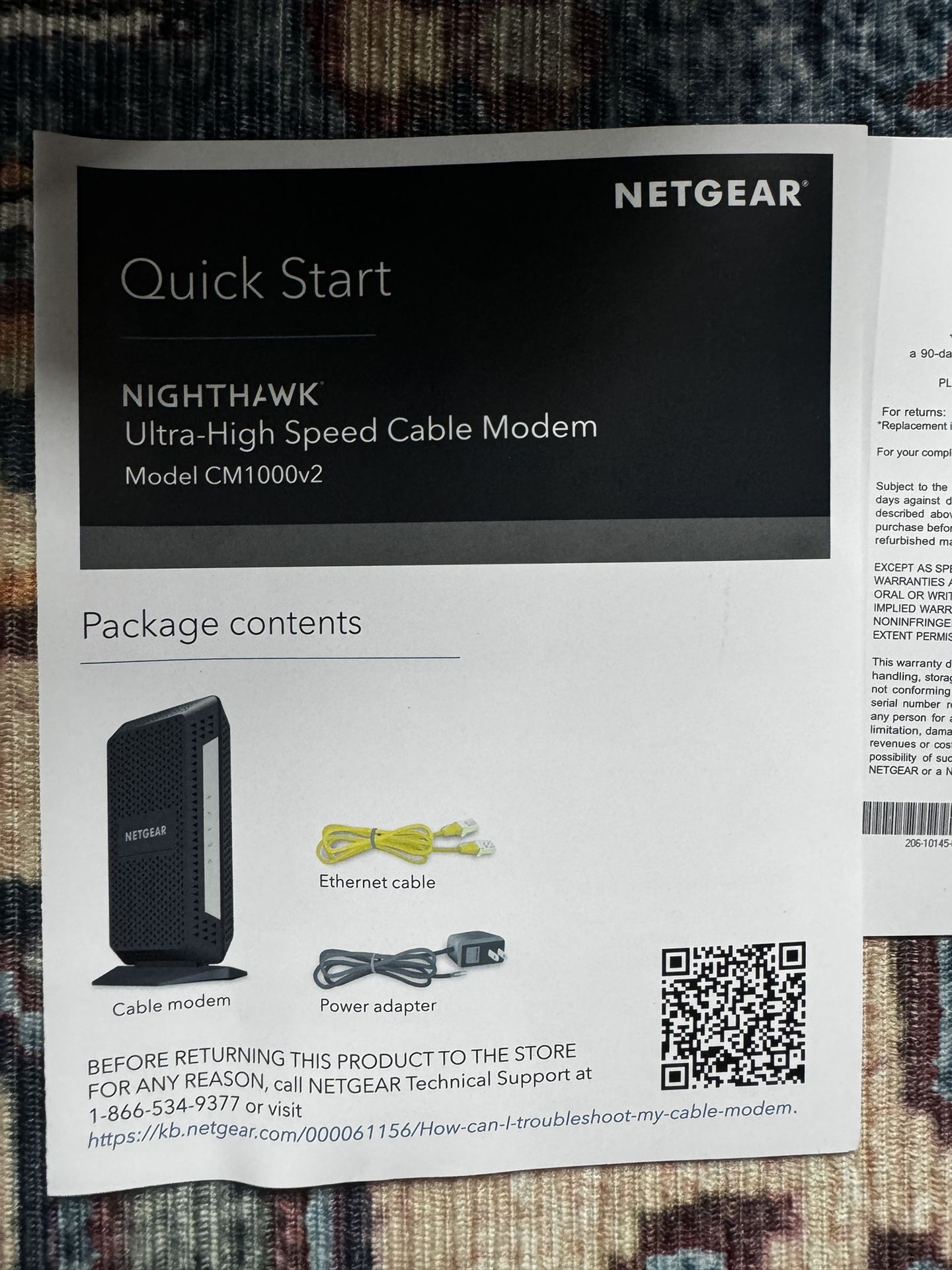 NETGEAR - Nighthawk DOCSIS 3.1 Cable Modem - Black