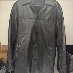 Kenneth Cole Leather Coat