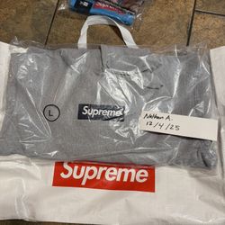Supreme Box Logo Hooded Sweatshirt Grey 