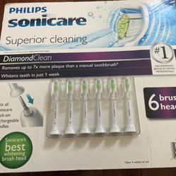 Philips Sonicare Diamond Clean Brush Heads- Pack Of 6