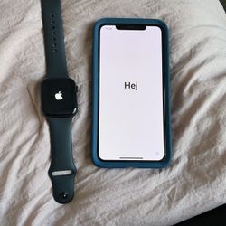 iPhone XS Max + Series 5 44mm Watch