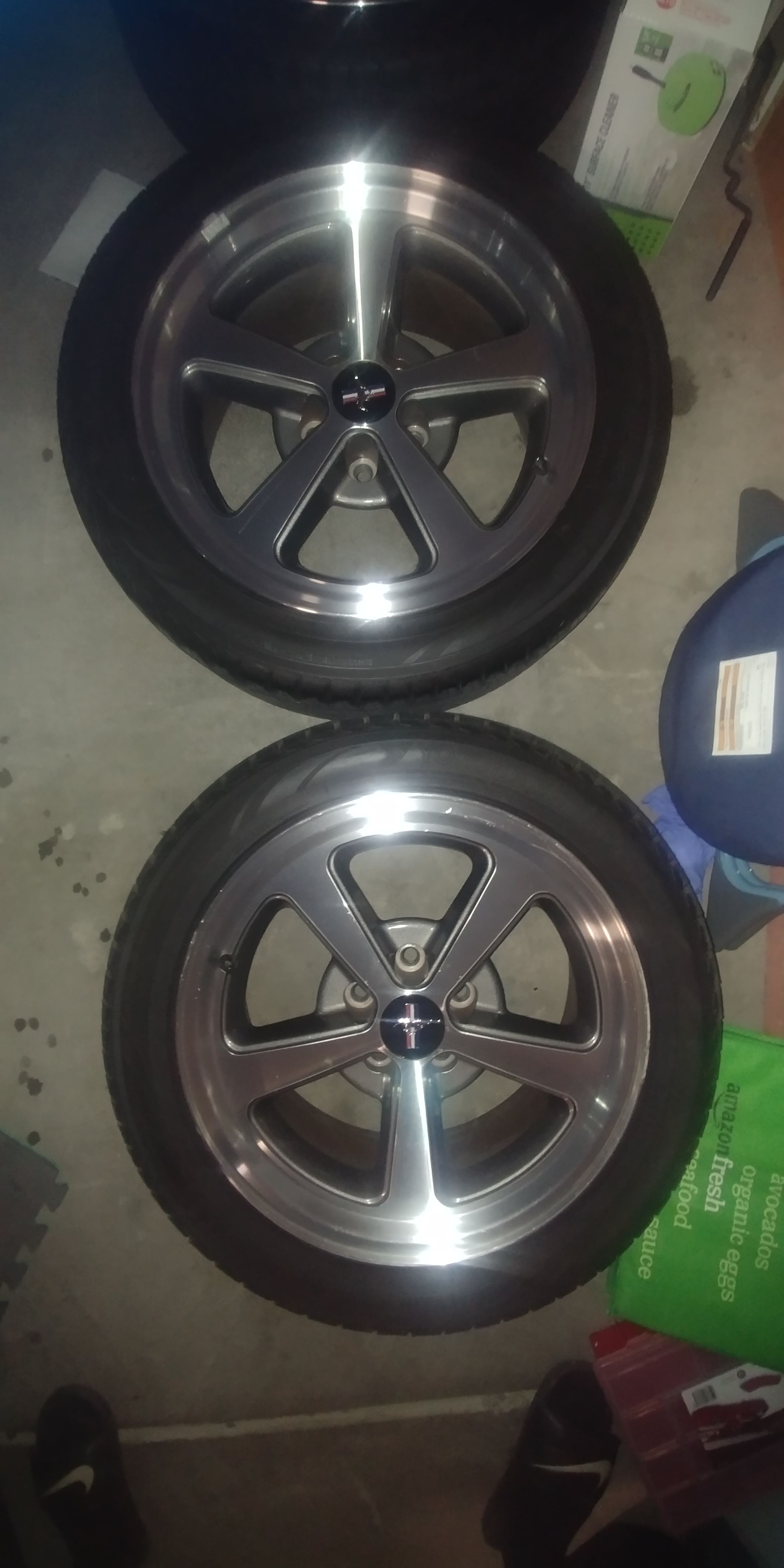 Mach 1 wheels (4) with tires mustang 94-04