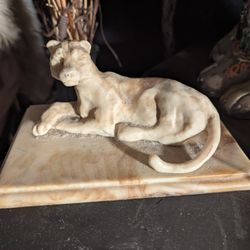 Hand Carved Lioness