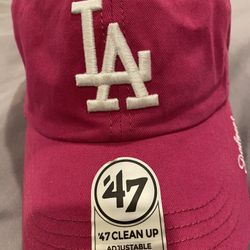 Pink Women’s Dodgers Hat