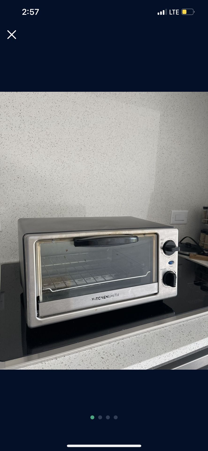 Toaster Oven - KitchenSmith Stainless Steel