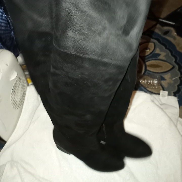 Size 10 Thigh High wide calf boots