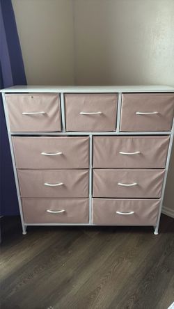 Sweetcrispy , color pink organizer 9 Drawers