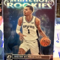 2023 Panini Optic Victor Wembanyama White Hot Rookies #2 – Mint Condition!