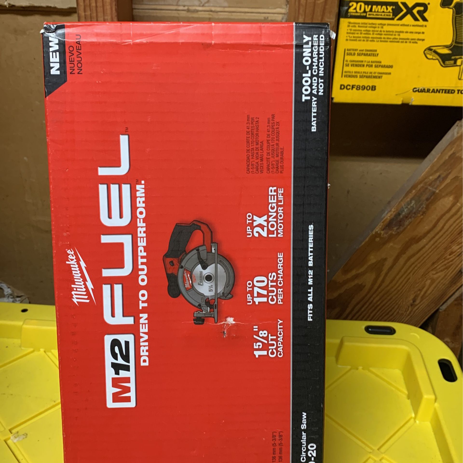 Milwaukee M12 Fuel 5-3/8” Circular Saw Cat.2530-20 (tool Only) for Sale in  San Diego, CA OfferUp