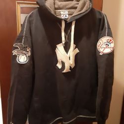 New York Yankees Authentic Hoodie w Pockets Women's size XL