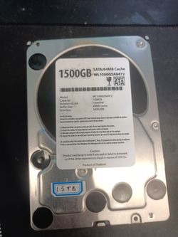 1.5 TB Hard Drive (SATA)