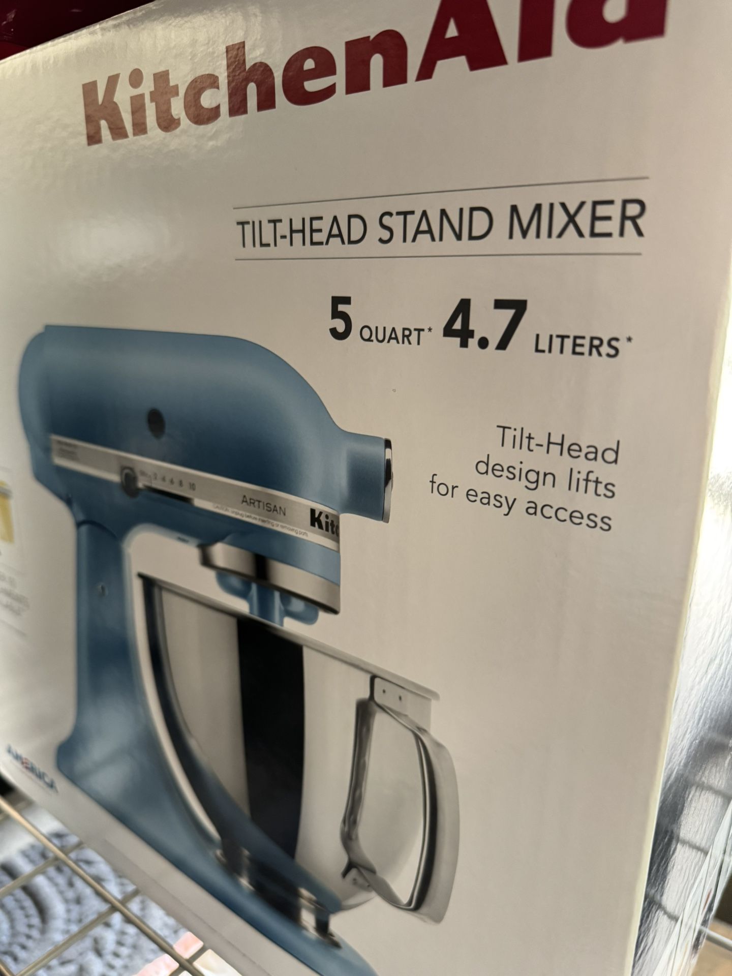 Used Red KitchenAID Mixer (Good Condition)