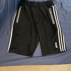ADIDAS X PALACE SHORTS (BLACK / WHITE) [Medium]