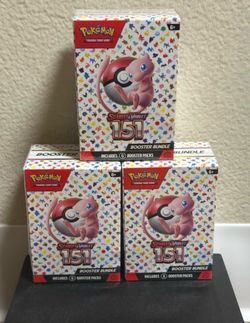 Pokemon 151 booster bundle (6 booster packs)