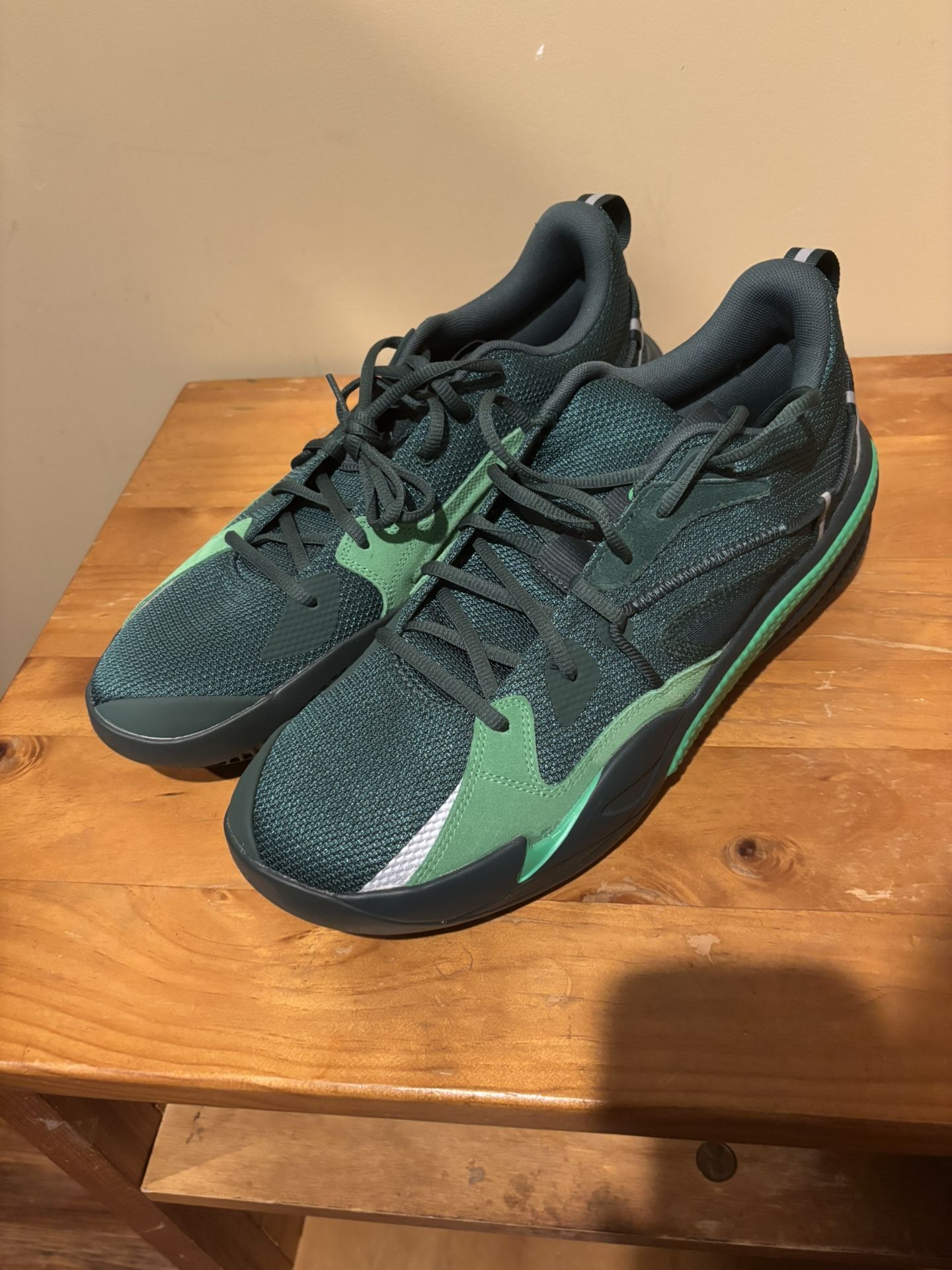 Puma Bistro Green J. Cole X RS-Dreamer Basketball Sneaker Size 13