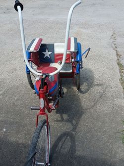 Custom gas trike bicycle