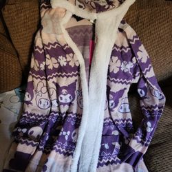 My Melody and Kuromi Sherpa Cardigan plus size 0