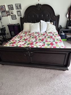 King Size Real Wood Bed Frame